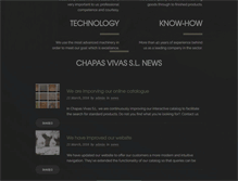 Tablet Screenshot of chapasvivas.com